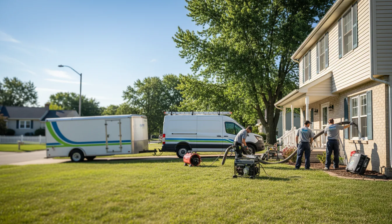 Flooded Basement Restoration And Cleanup With Repair in Brodhead, KY near me